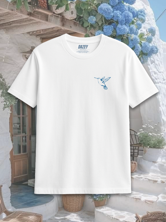 Hummingbird Garden White T-shirt
