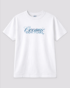 Oceanic Aqua White T-shirt