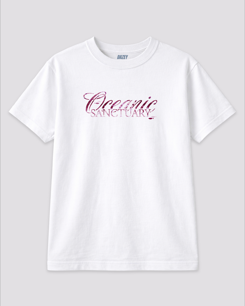 Oceanic Blush White T-shirt