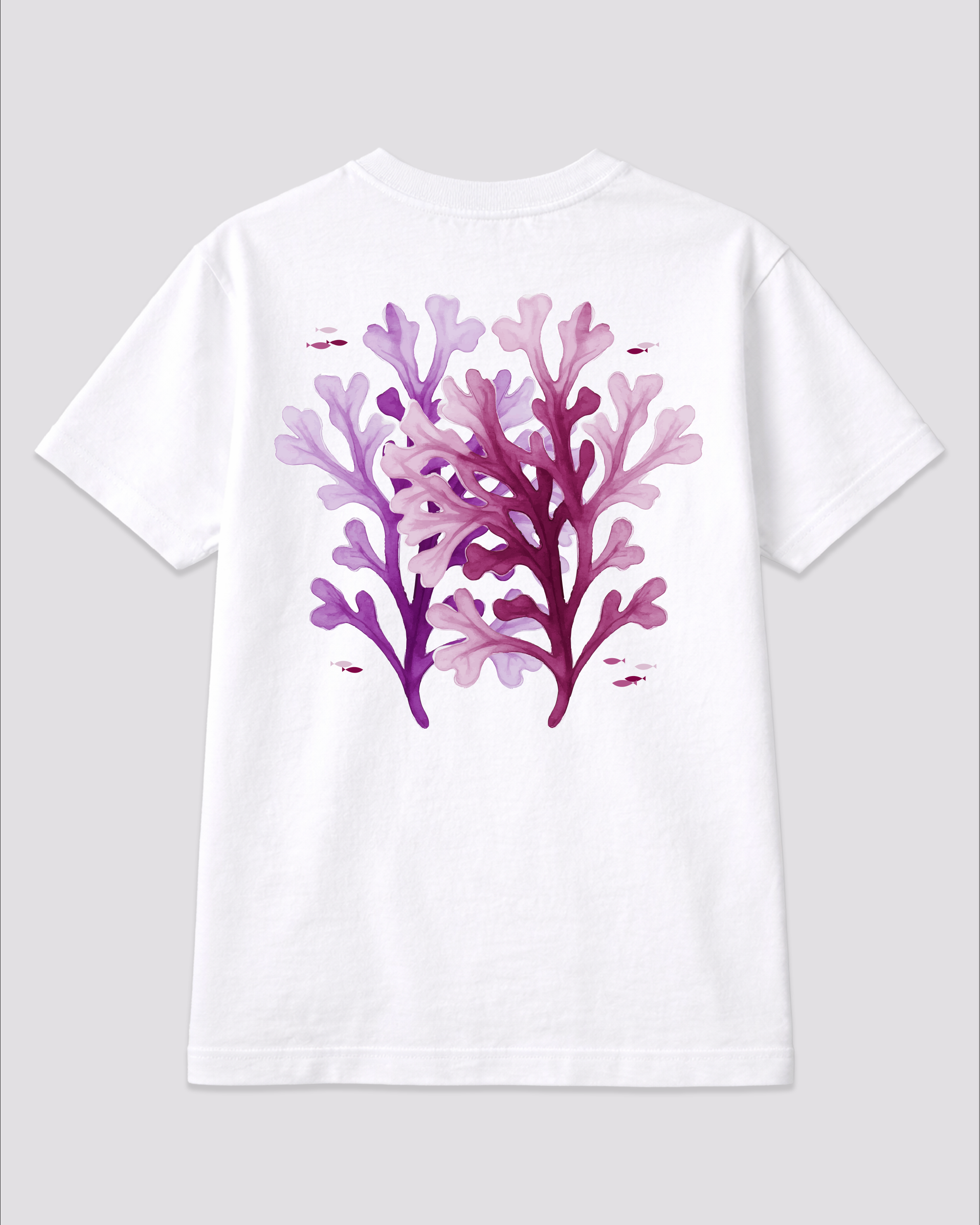 Oceanic Blush White T-shirt