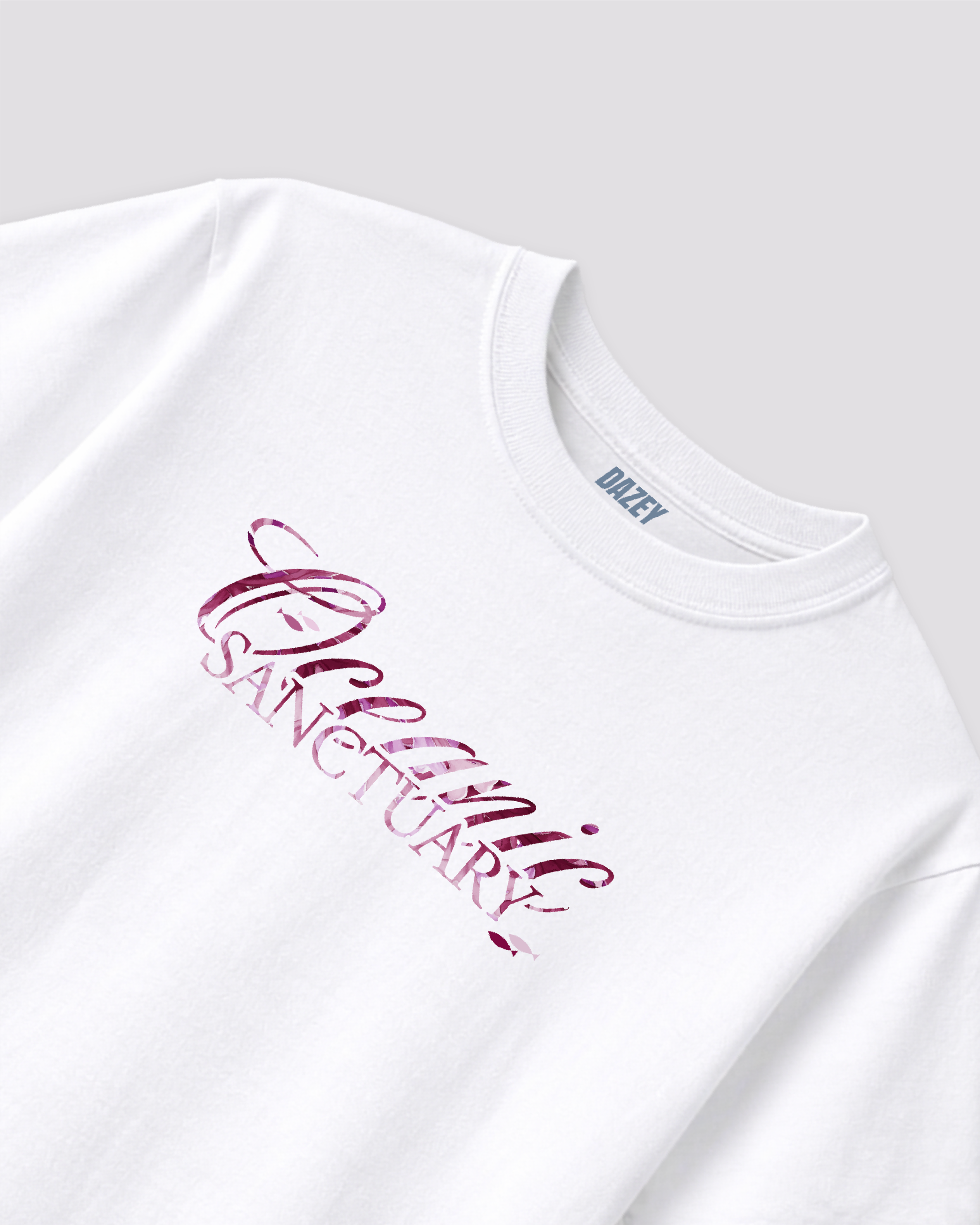 Oceanic Blush White T-shirt
