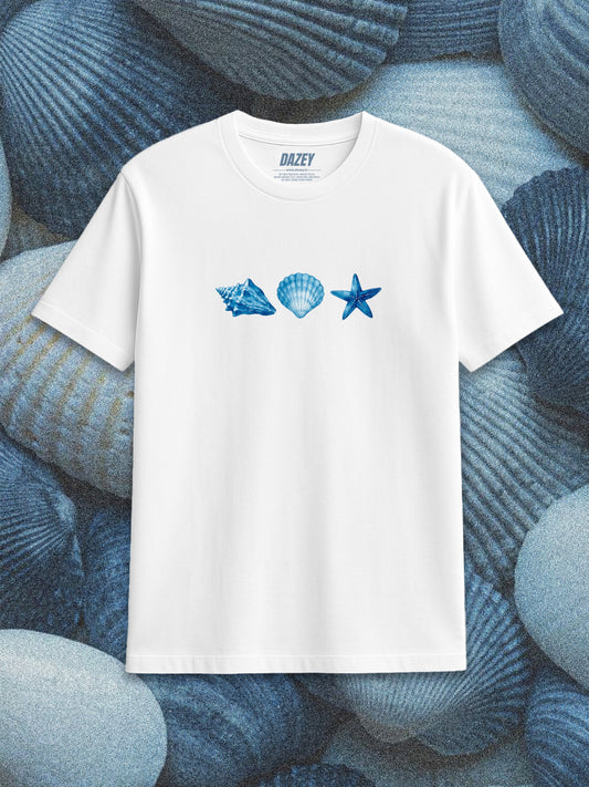 Seaside Serenity White T-shirt