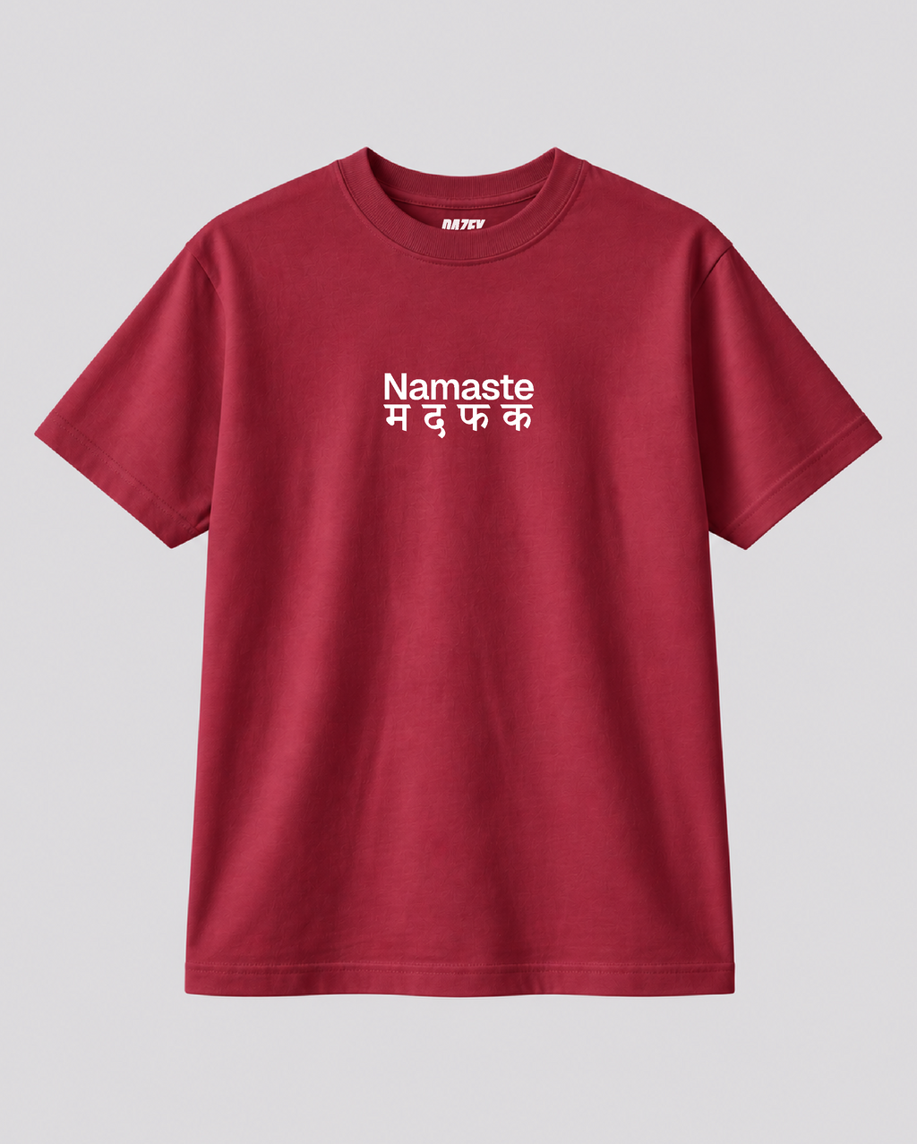 Namaste म द फ क Red T-shirt