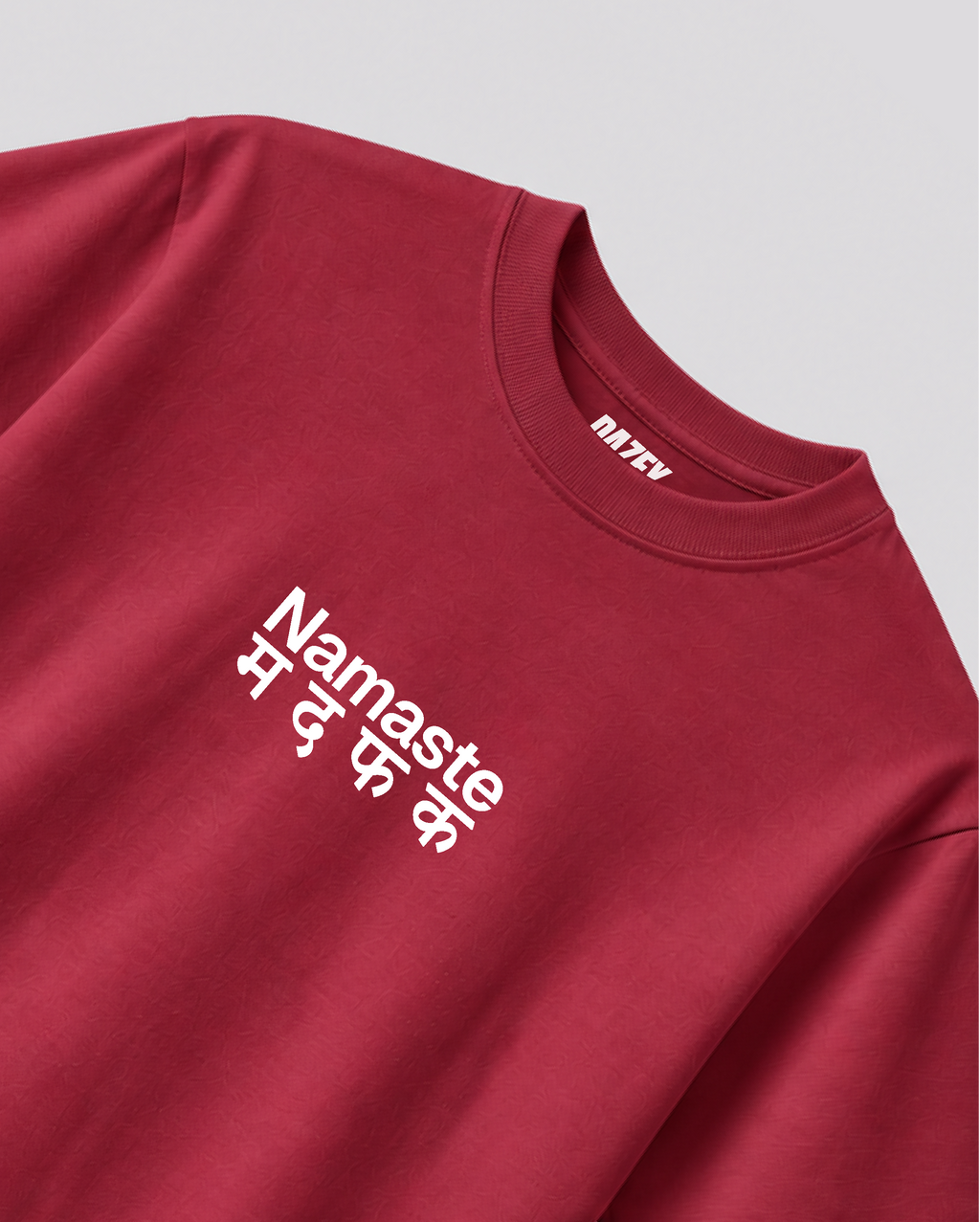 Namaste म द फ क Red T-shirt