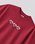 Pixel Hearts Red T-shirt
