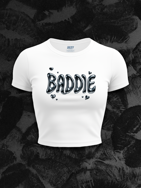Baddie White Baby Tee