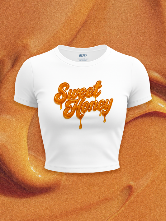 Sweet Honey White Baby Tee