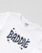 Baddie White Baby Tee