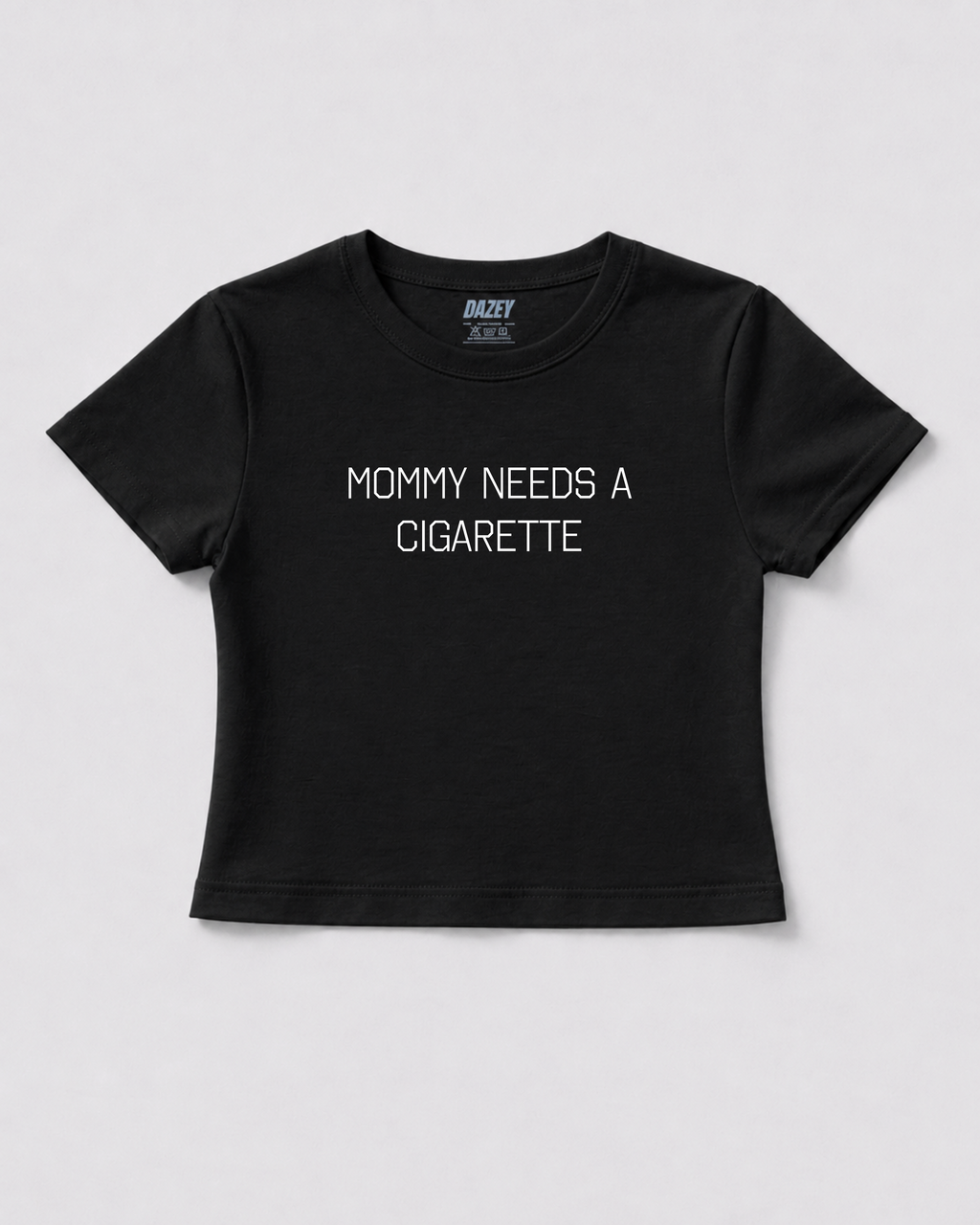 Ciggy Break Black Baby Tee
