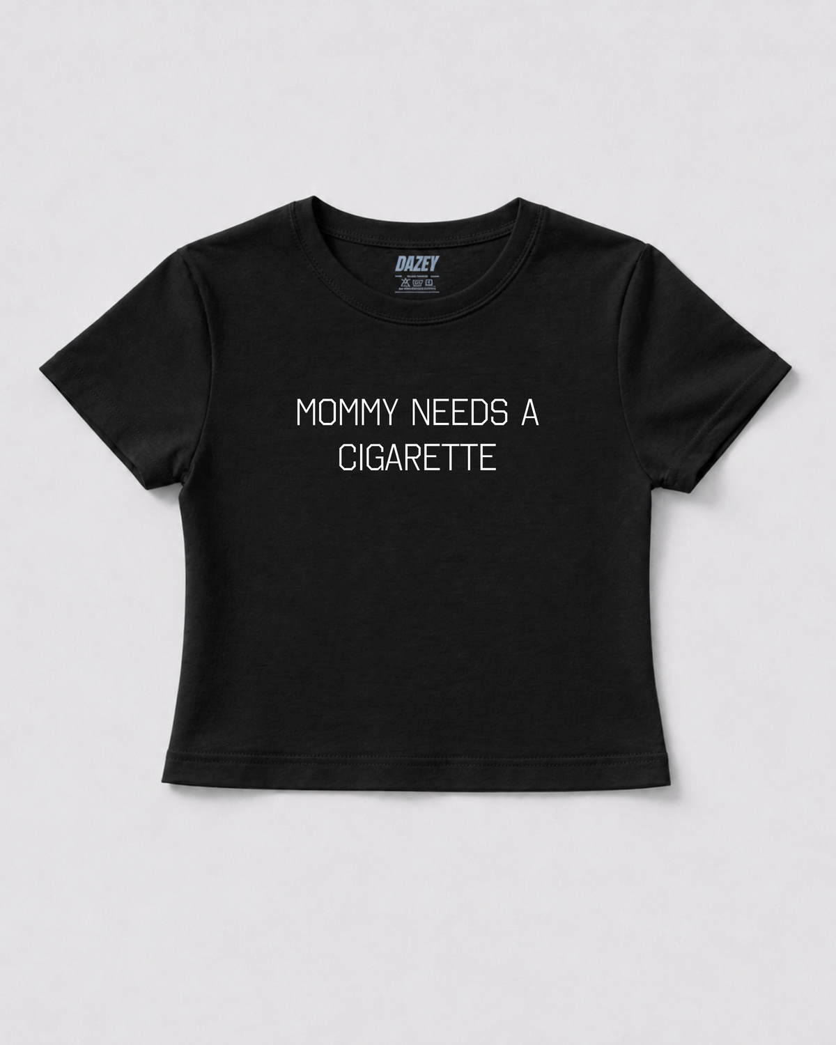 Ciggy Break Black Baby Tee
