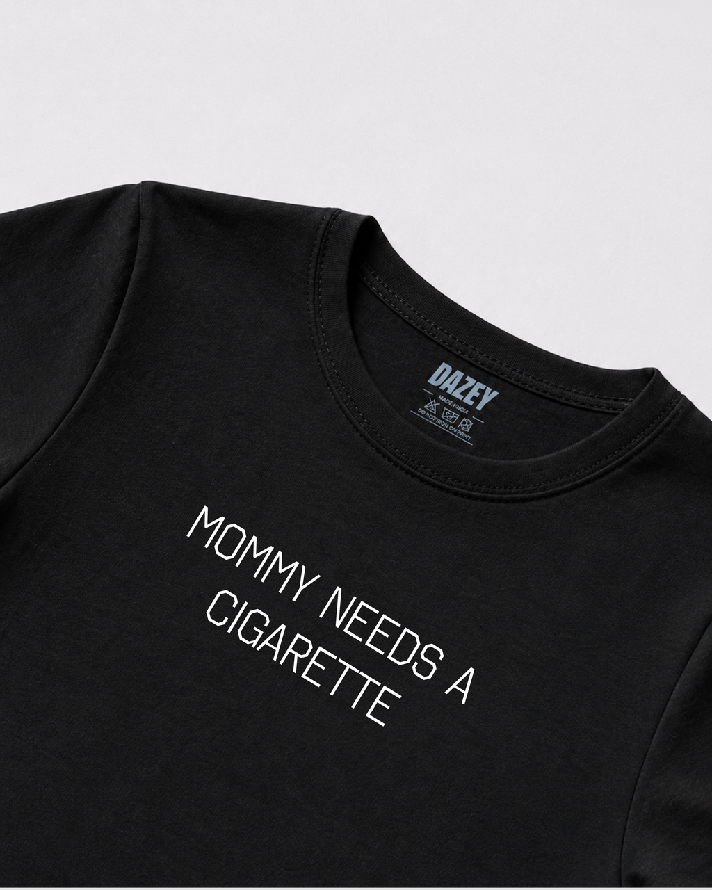 Ciggy Break Black Baby Tee
