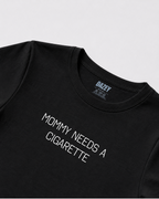 Ciggy Break Black Baby Tee
