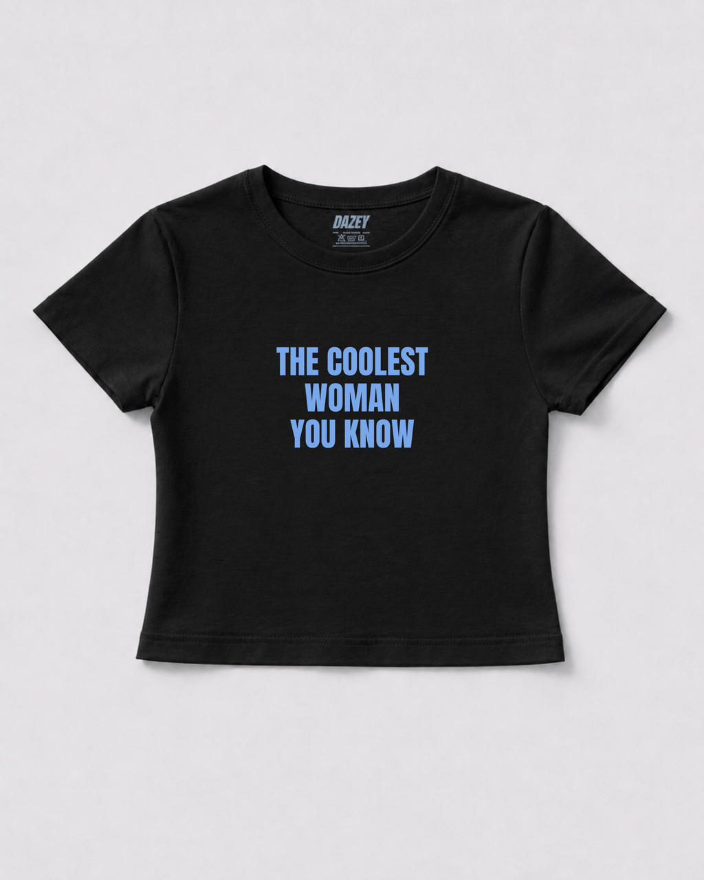 The Coolest Woman Black Baby Tee