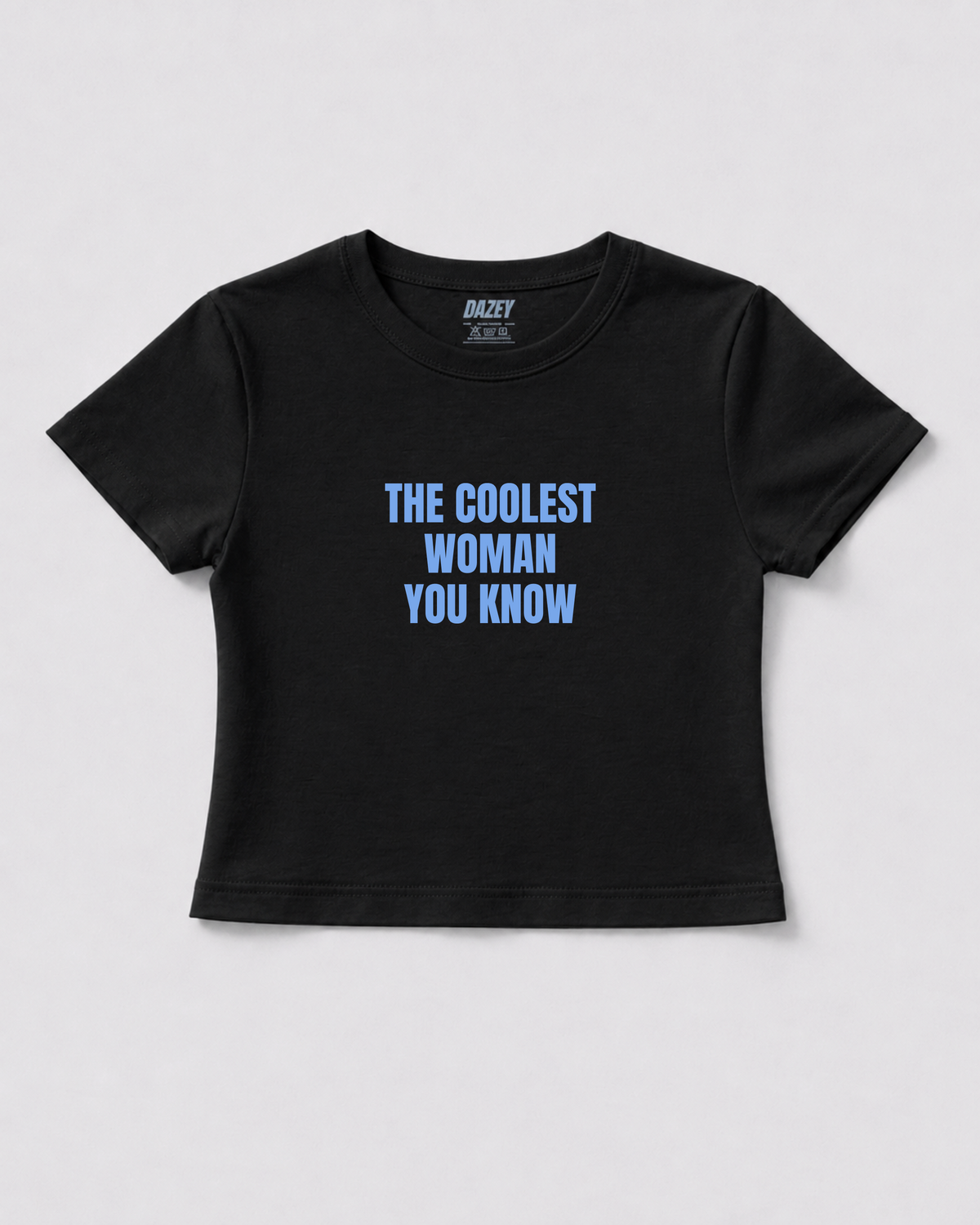 The Coolest Woman Black Baby Tee