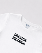 Creative Dictator White Baby Tee