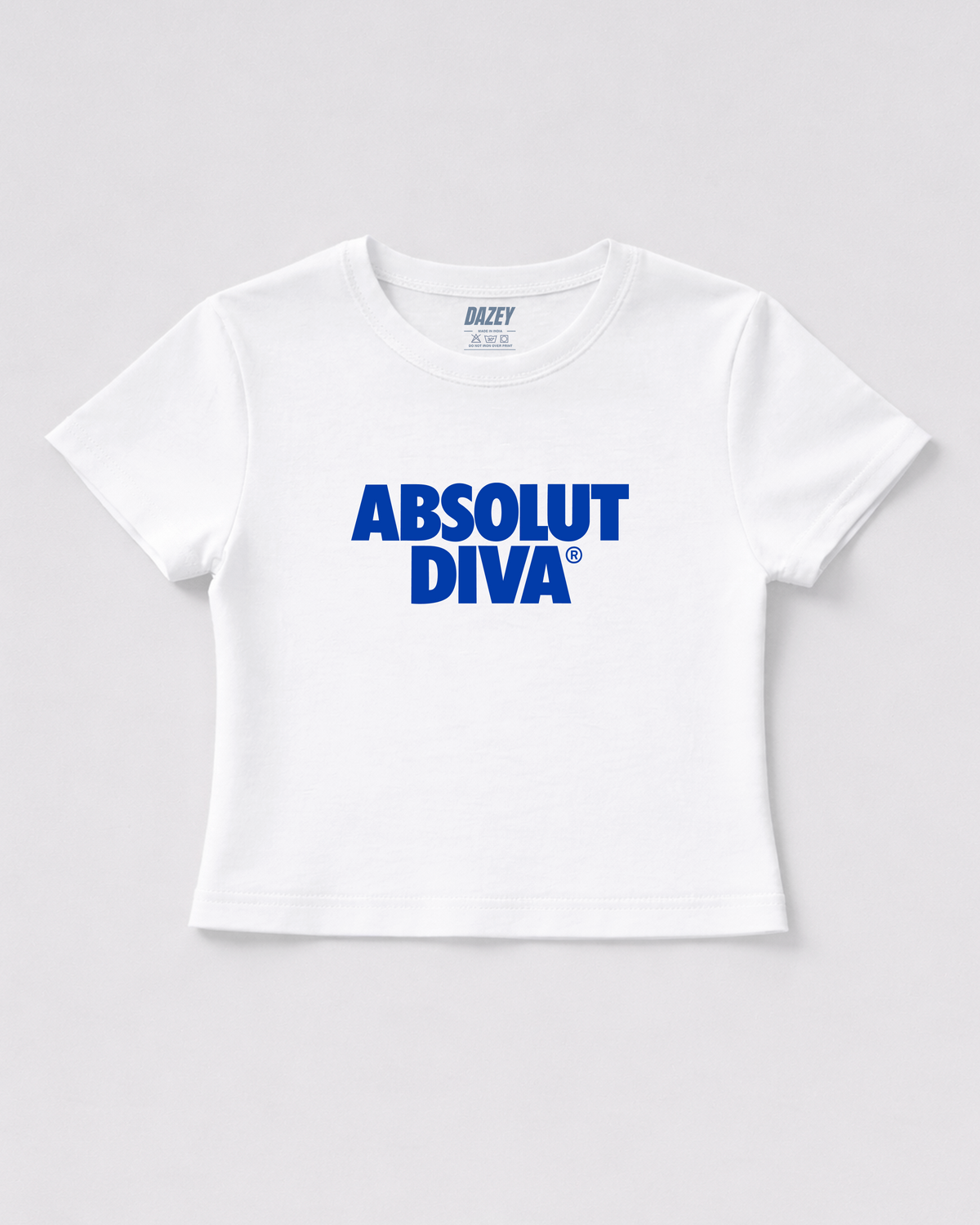 Absolut Diva White Baby Tee