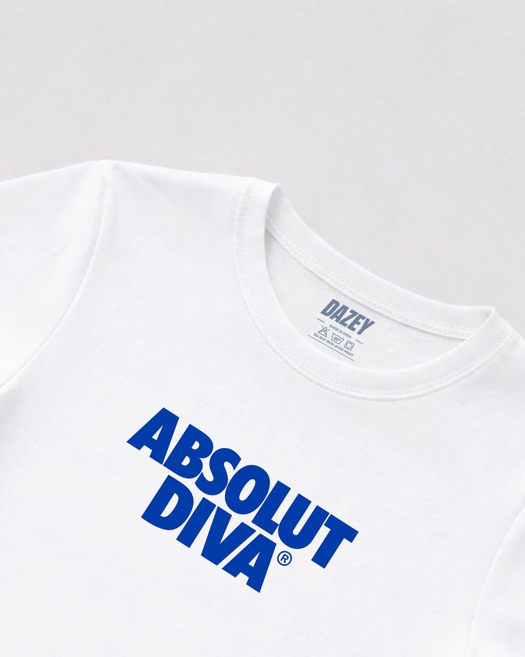 Absolut Diva White Baby Tee