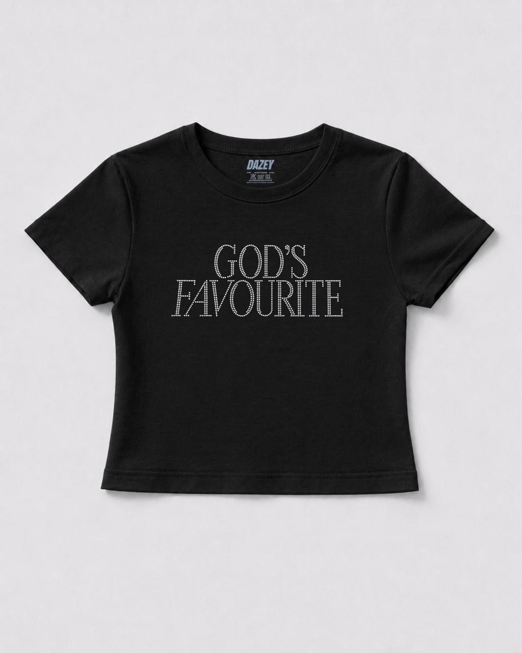 God's Favourite Black Baby Tee