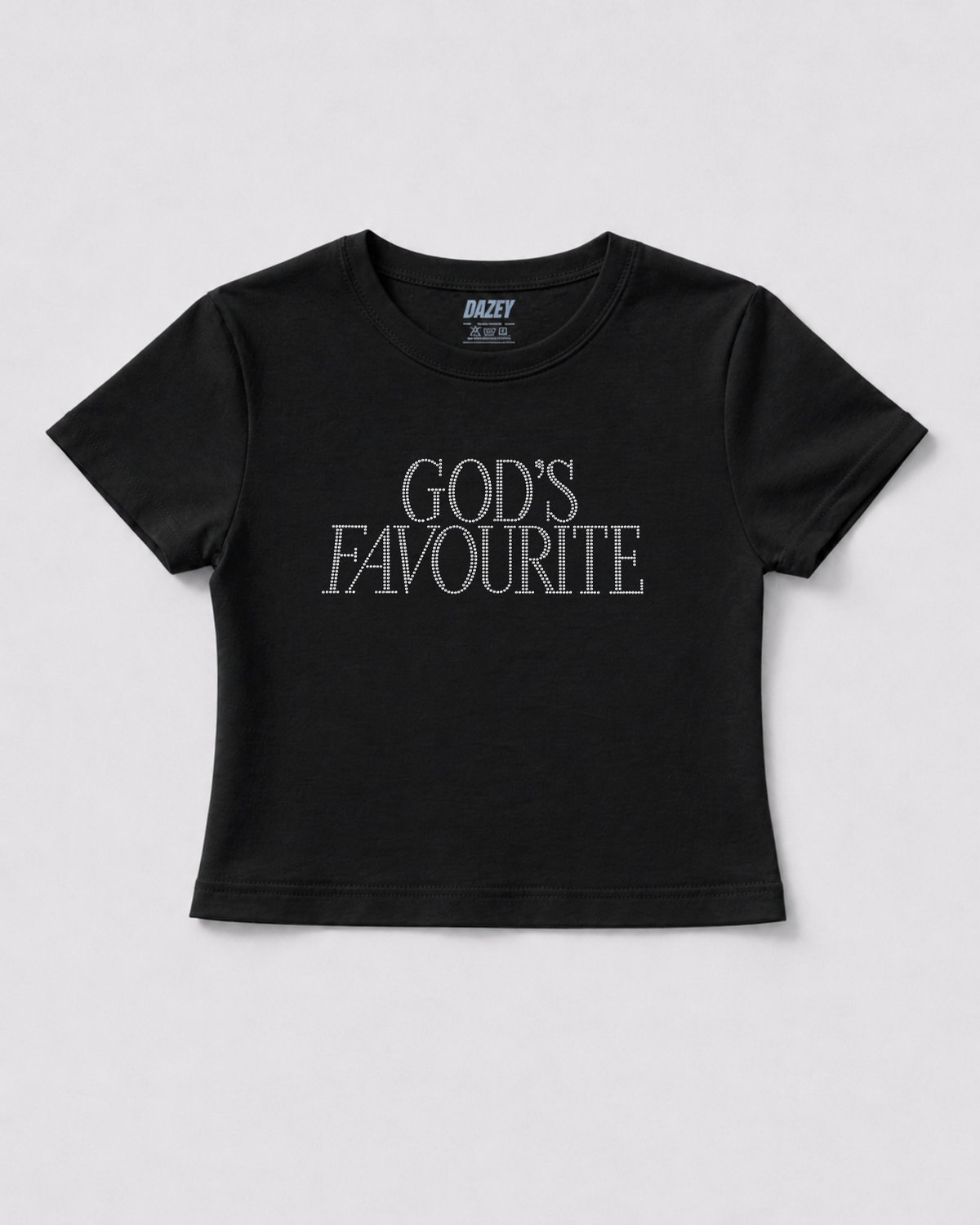 God's Favourite Black Baby Tee