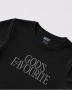 God's Favourite Black Baby Tee