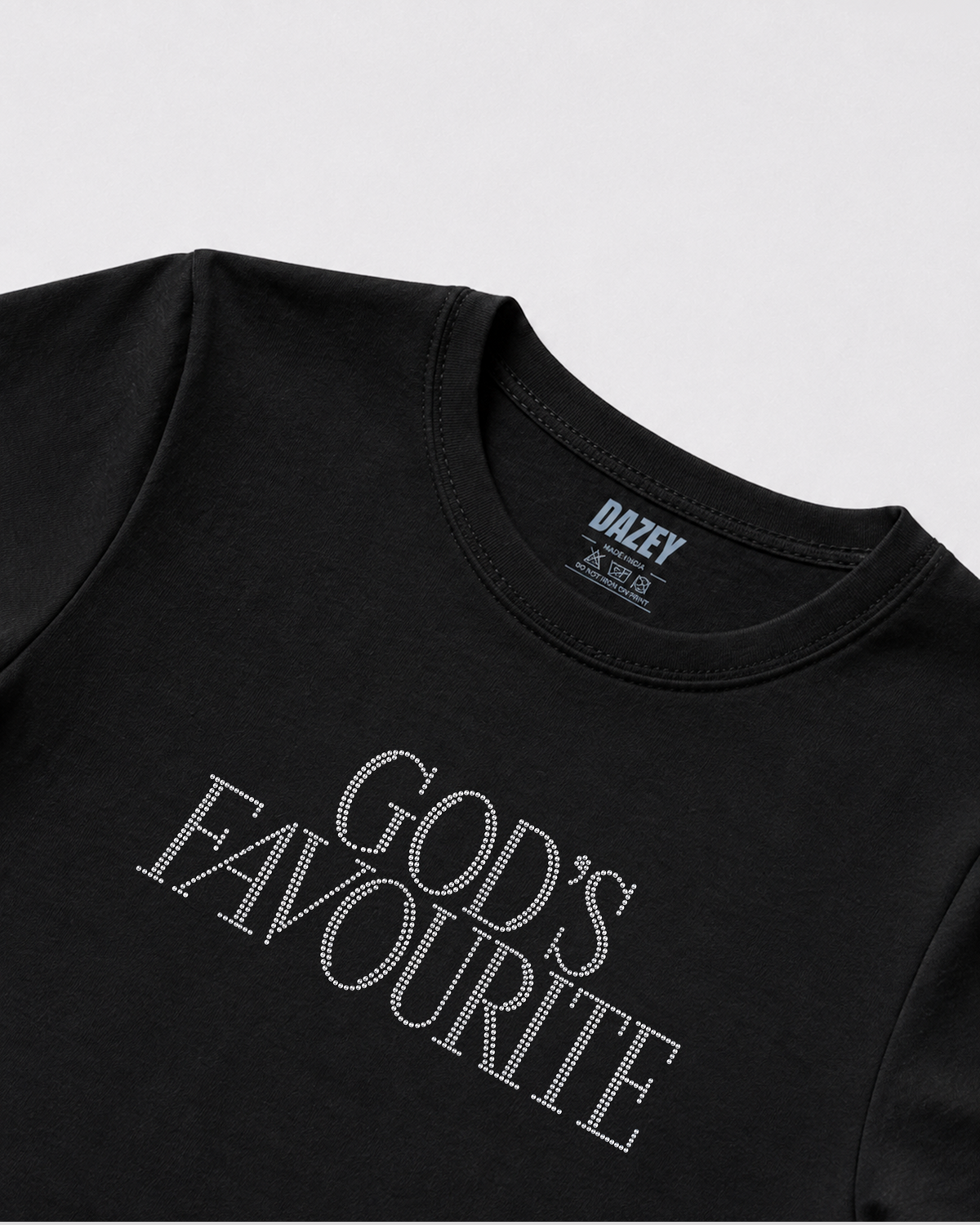 God's Favourite Black Baby Tee