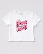 Heart Soul White Baby Tee