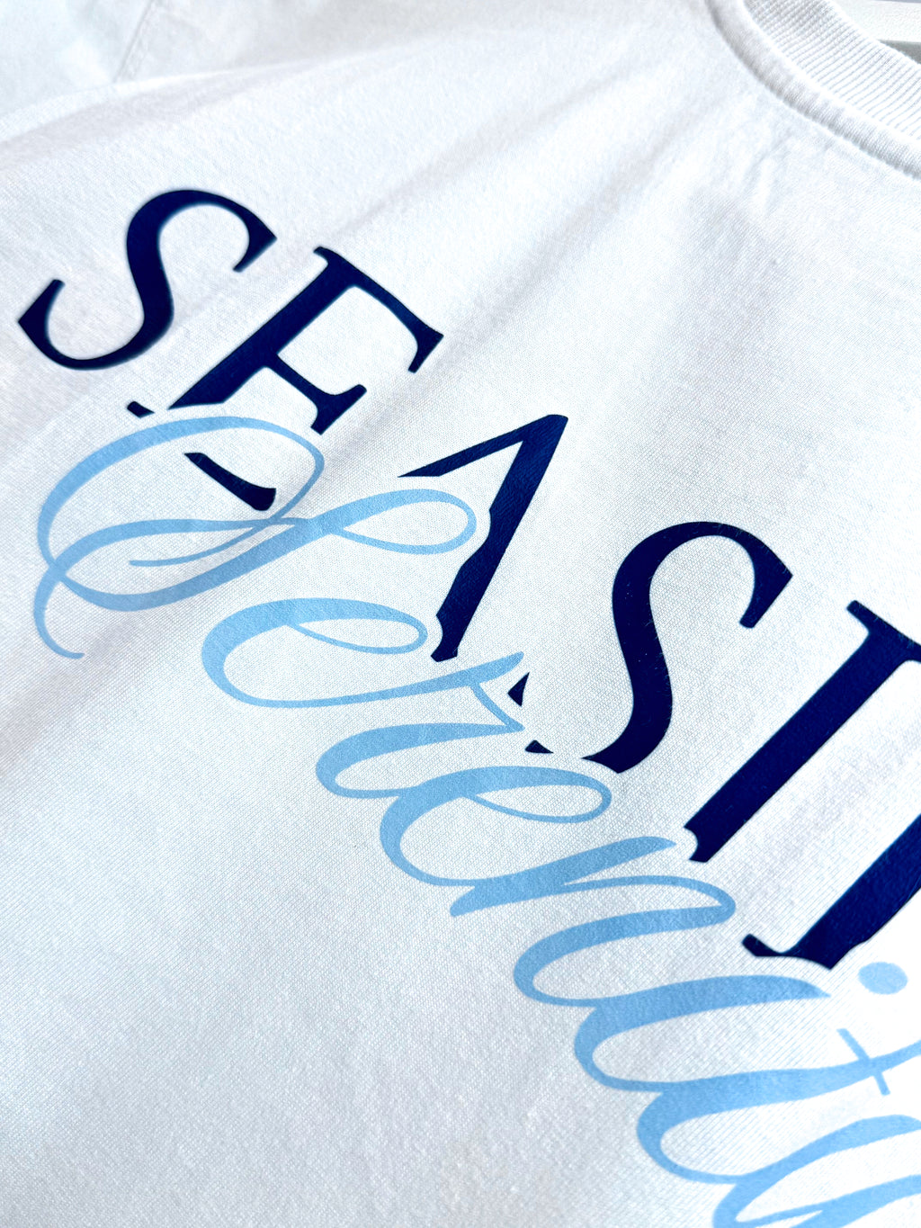 Seaside Serenity White T-shirt