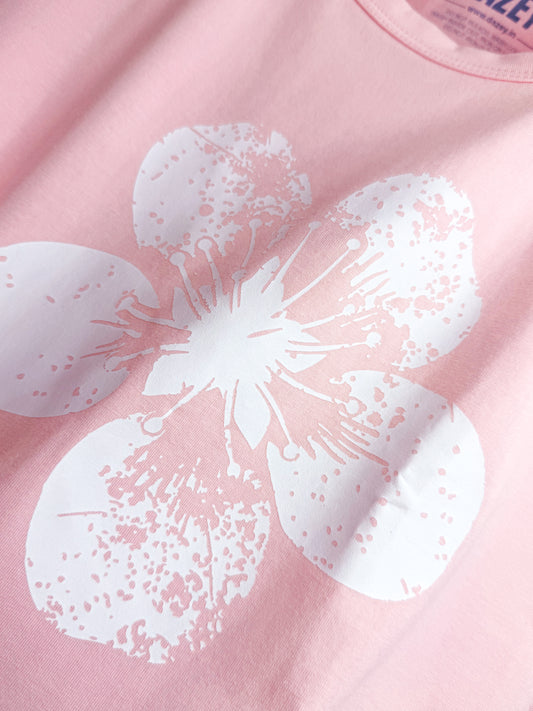Flower Pink Baby Tee