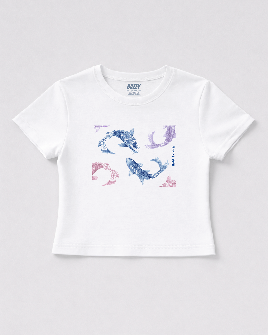 Koi White Baby Tee