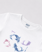 Koi White Baby Tee