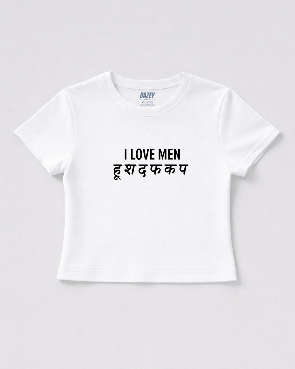 I Love Men Baby Tee