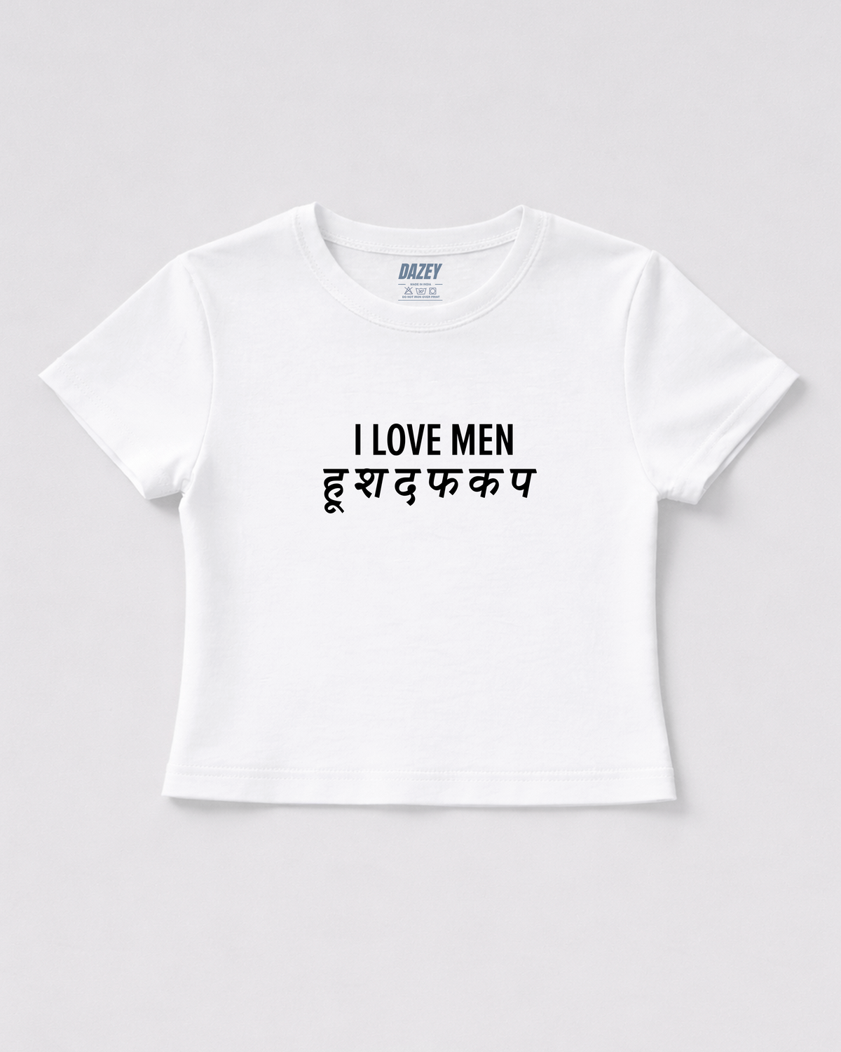 I Love Men Baby Tee