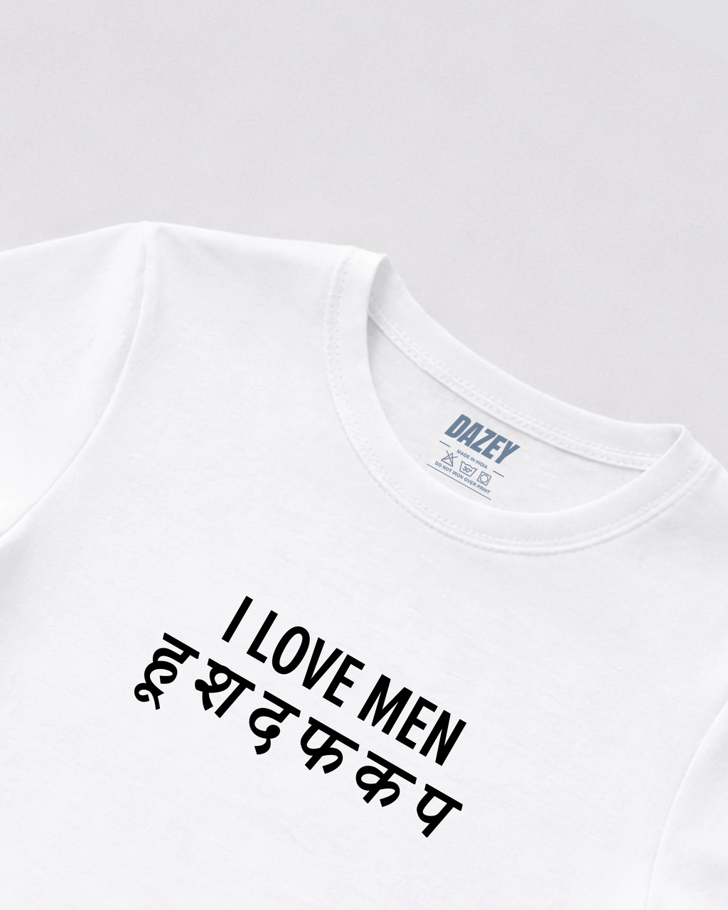 I Love Men Baby Tee