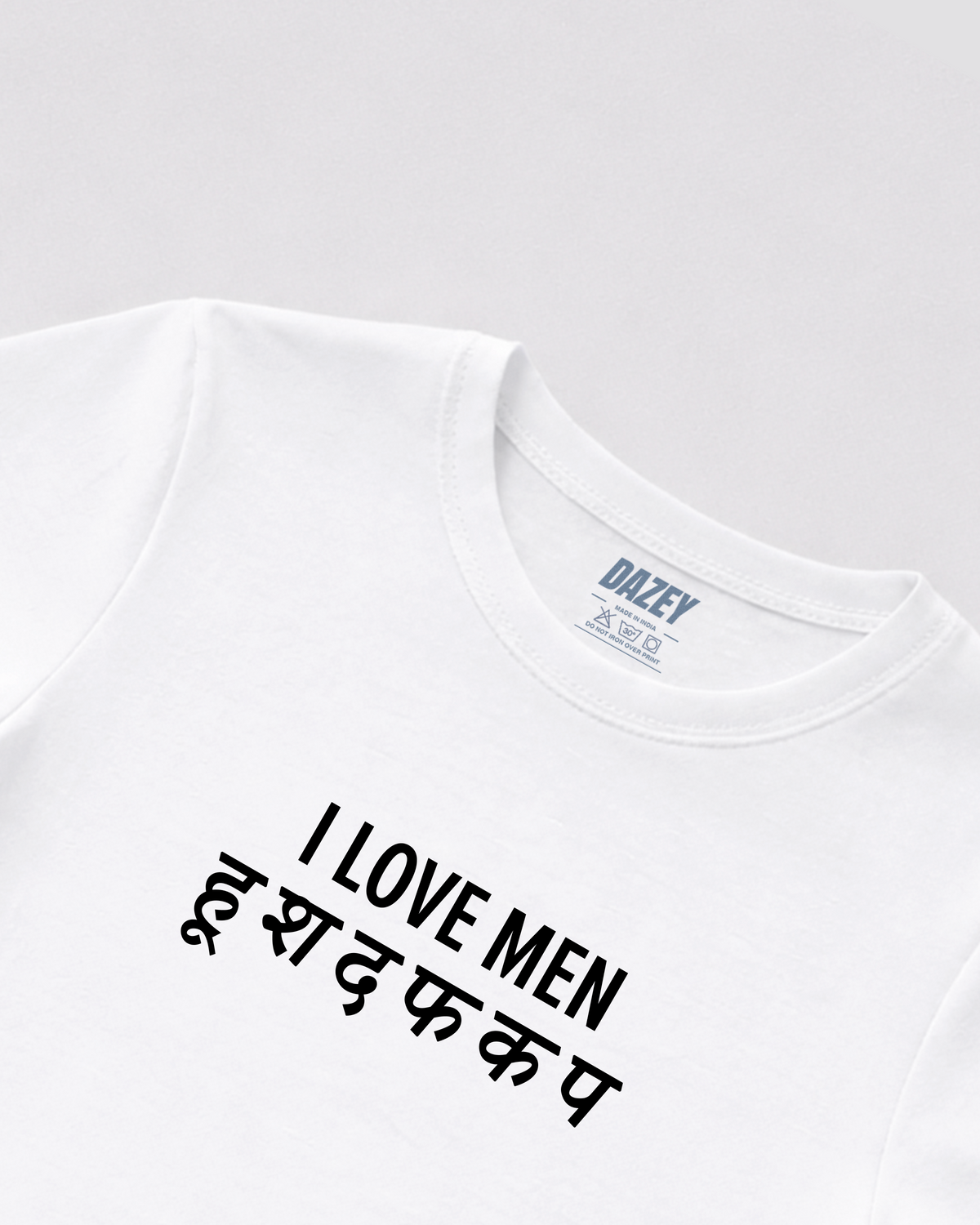 I Love Men Baby Tee