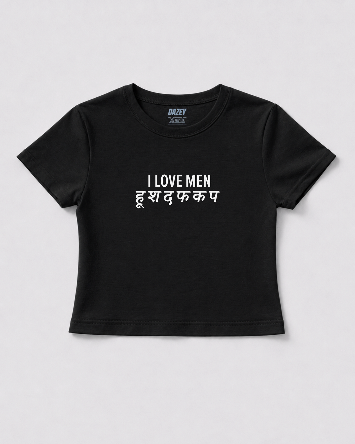 I Love Men Baby Tee