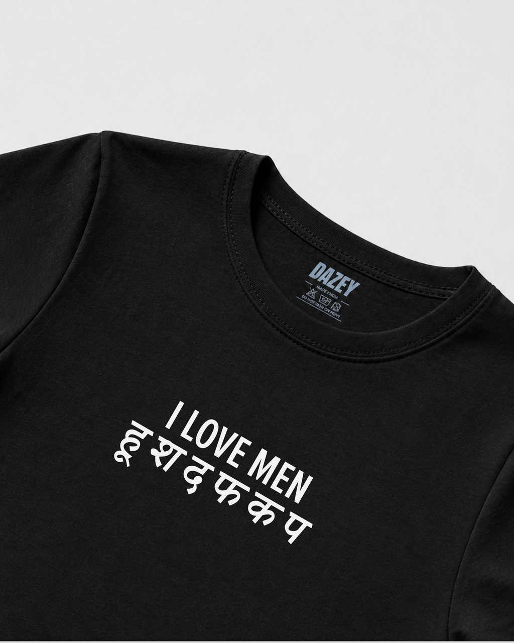 I Love Men Baby Tee