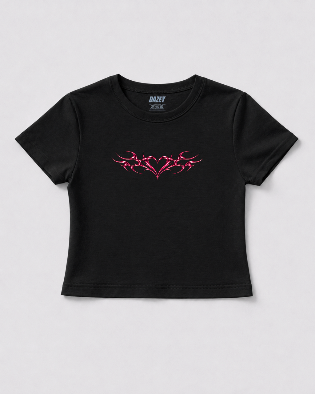 Scarlet Heart Black Baby Tee