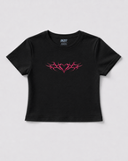 Scarlet Heart Black Baby Tee