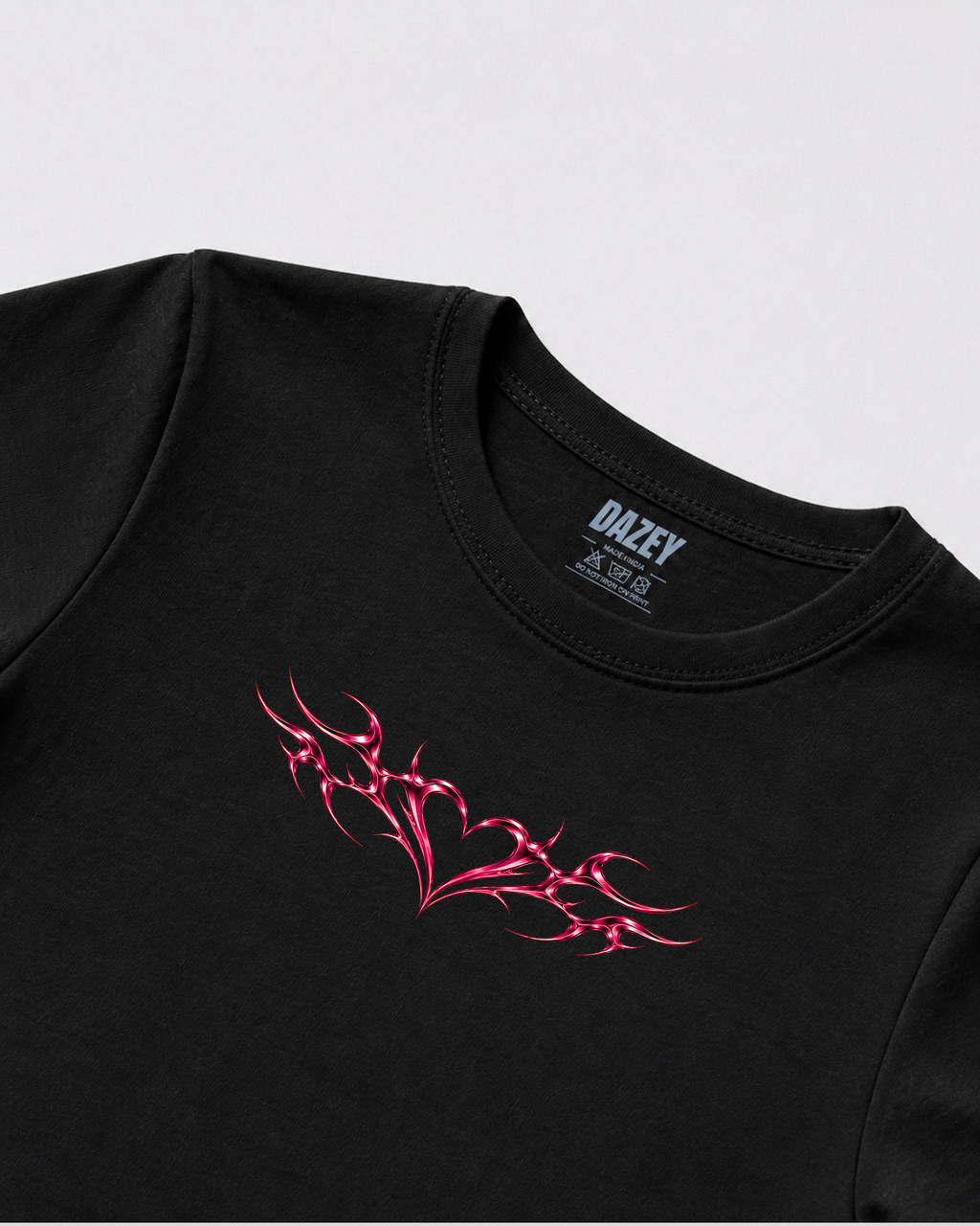 Scarlet Heart Black Baby Tee