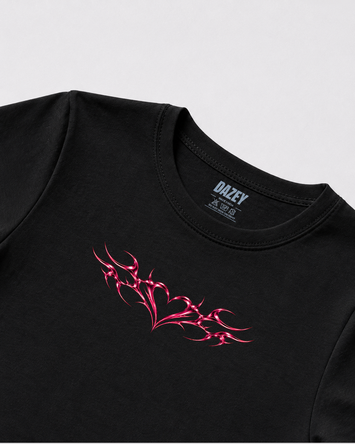 Scarlet Heart Black Baby Tee