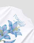 Peaceful Floral White T-shirt