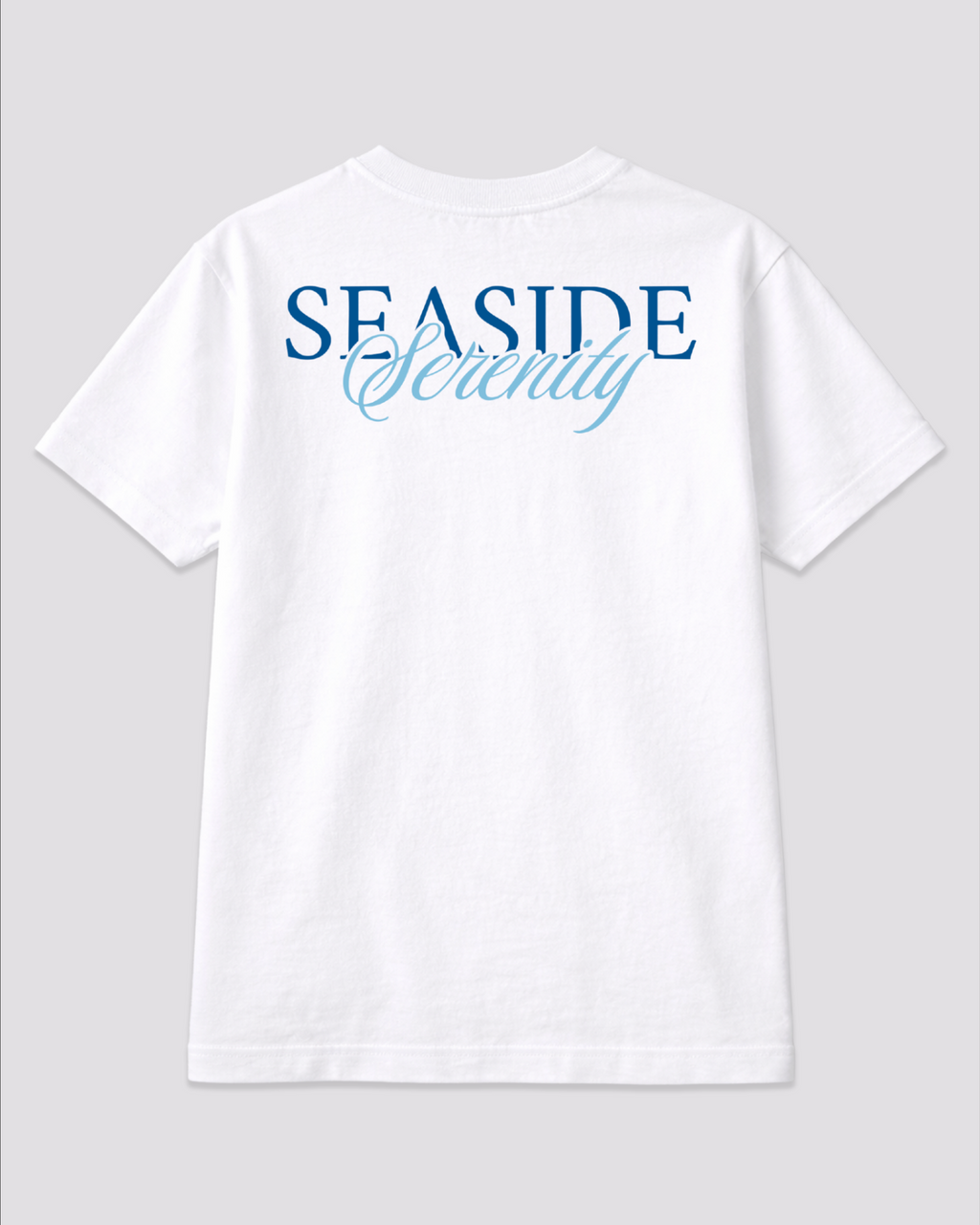 Seaside Serenity White T-shirt