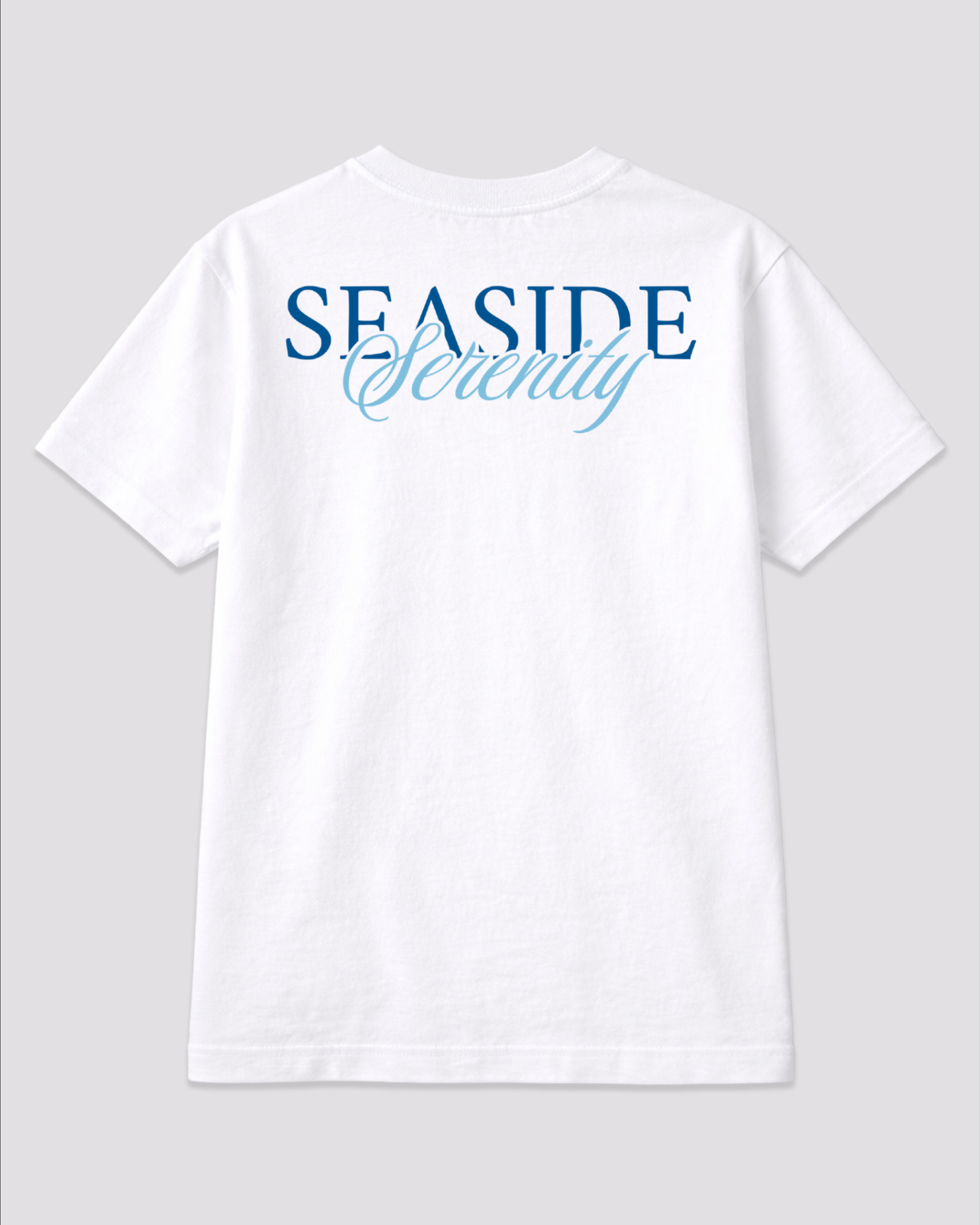 Seaside Serenity White T-shirt