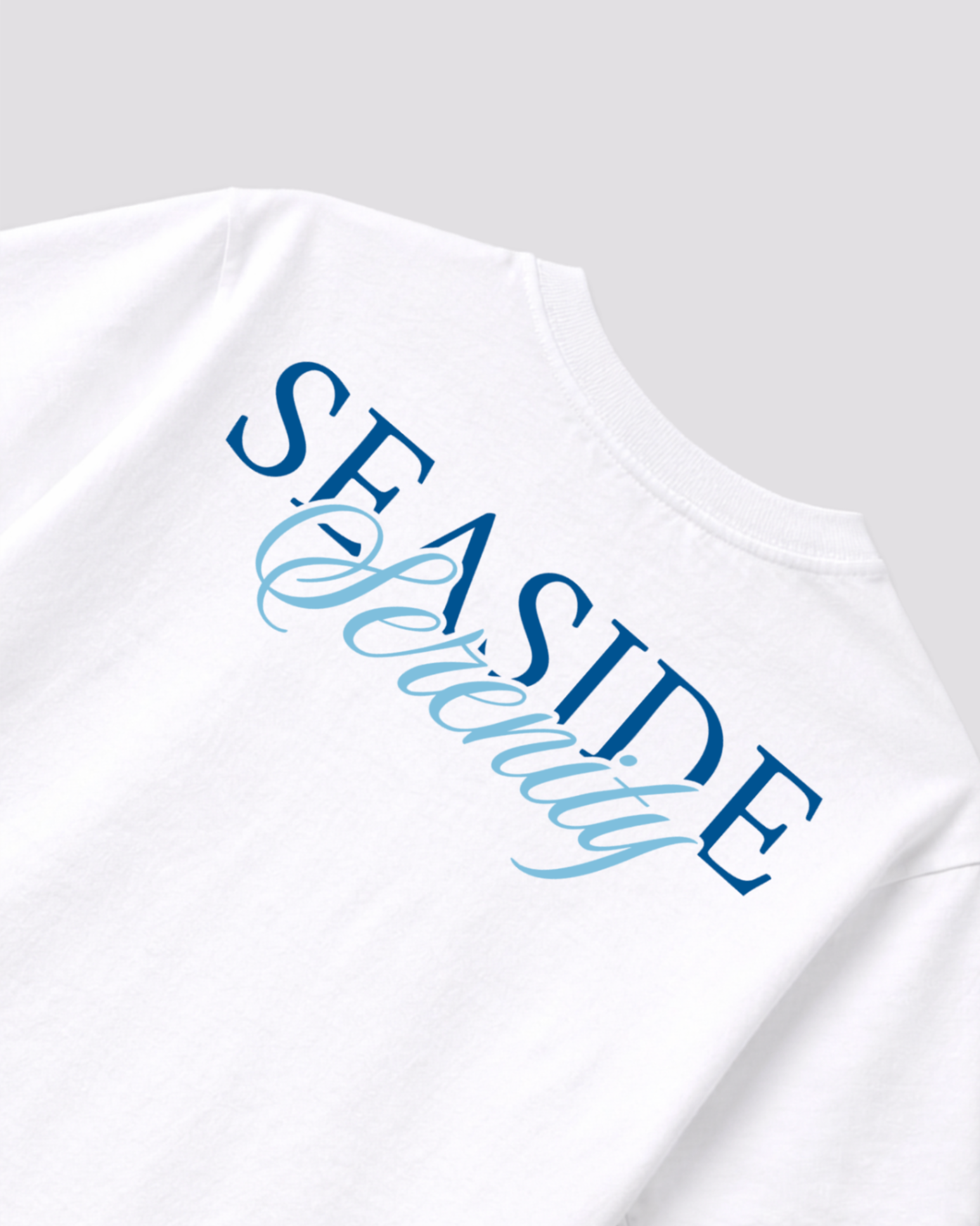 Seaside Serenity White T-shirt