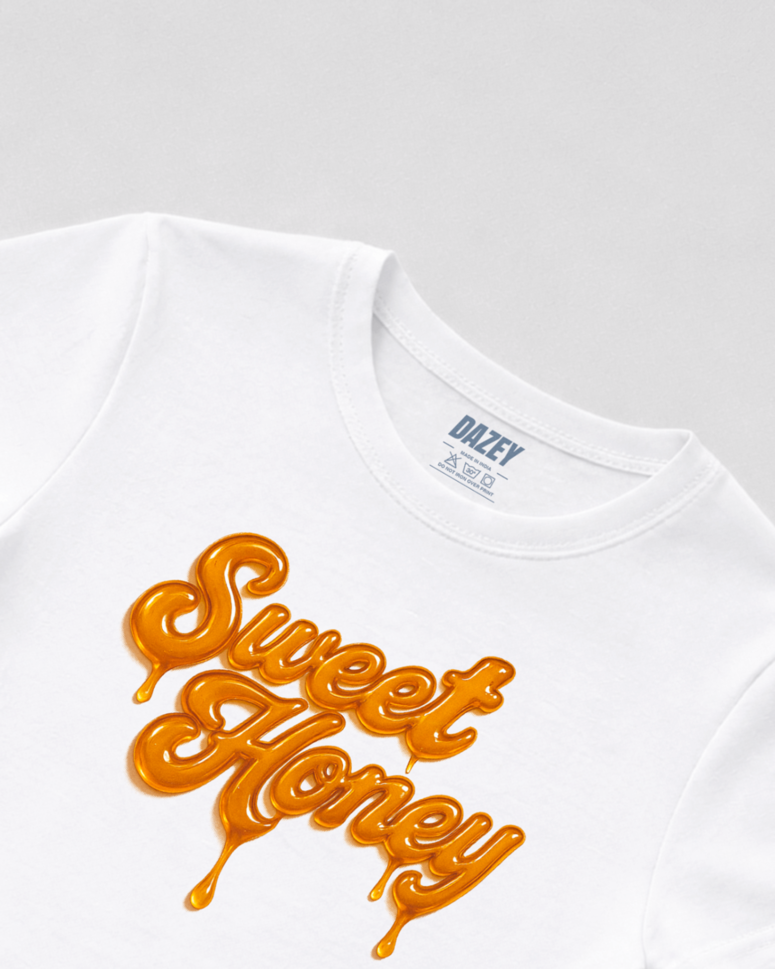 Sweet Honey White Baby Tee