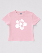 Flower Pink Baby Tee