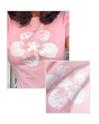 Flower Pink Baby Tee