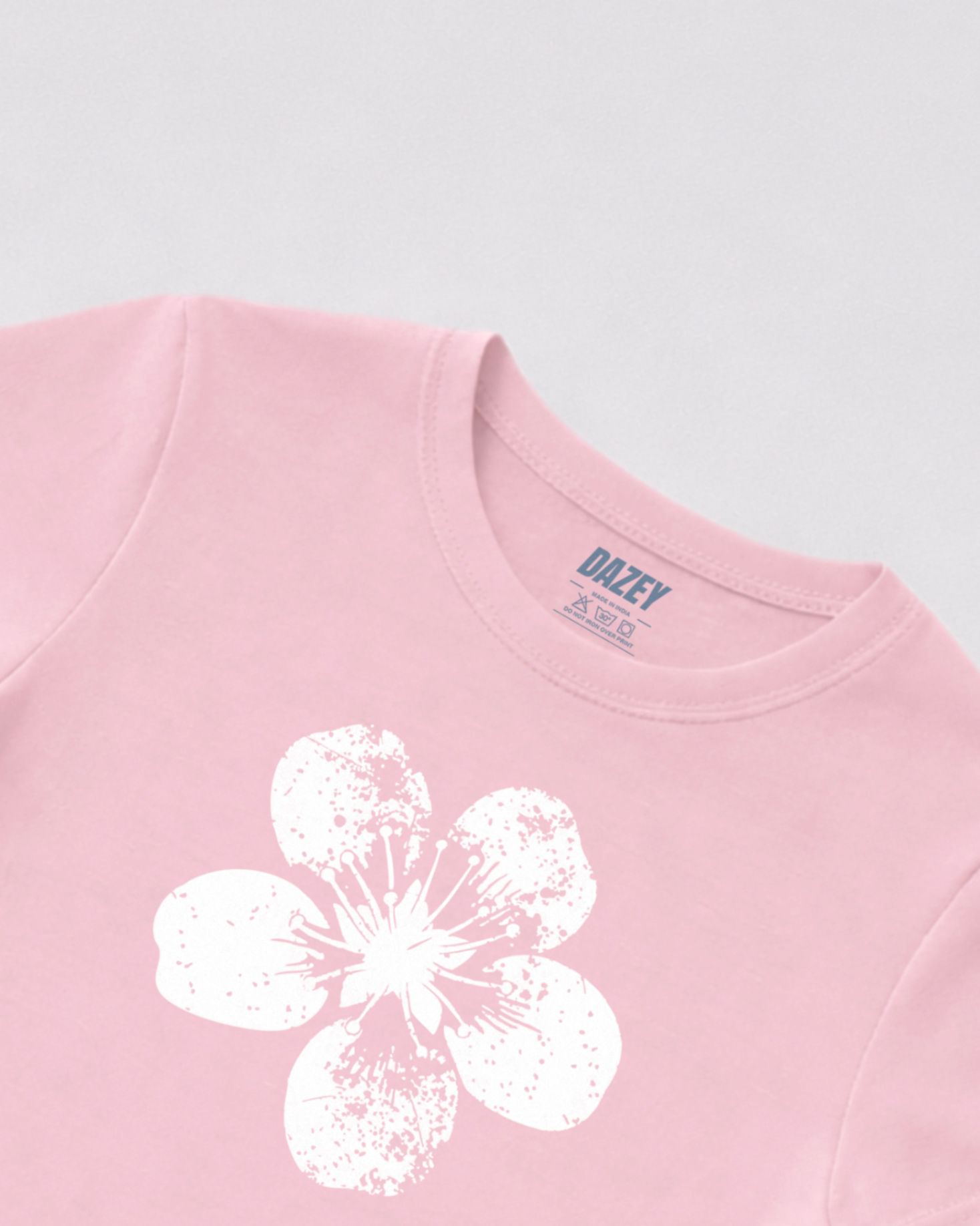 Flower Pink Baby Tee
